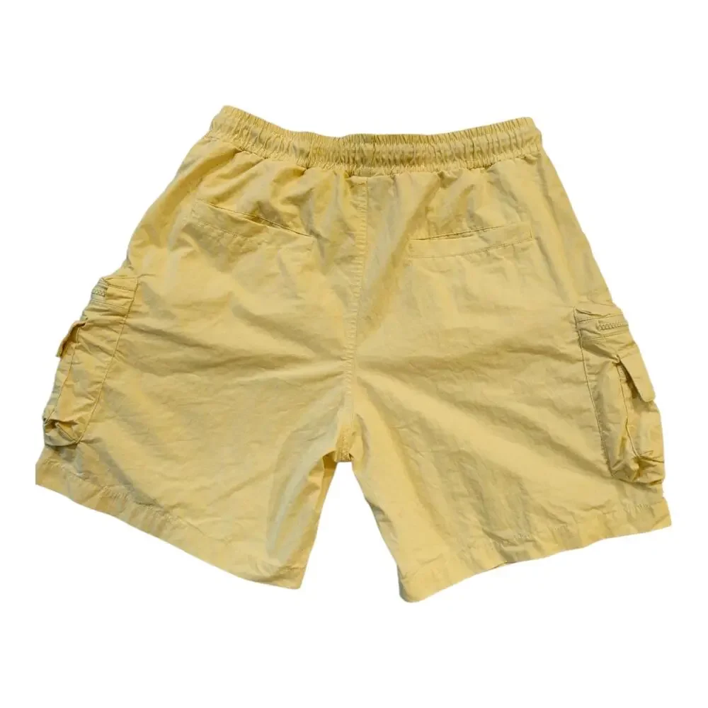 SMOKE RISE Cream Cargo Shorts Mens Drawstring Waist Sz - M‎
